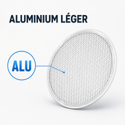 Rejilla para Pizza de Aluminio Perforada Ø 500 mm - Pro