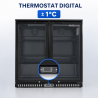 Arrière-Bar Refrigerado 209 L 2 Puertas de Vidrio — Ventilado