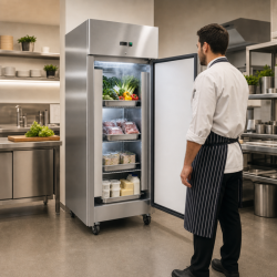 Armario Refrigerado Positivo 650 L Inox GN 2/1 Ventilado