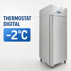 Armario Refrigerado Positivo 650 L Inox GN 2/1 Ventilado