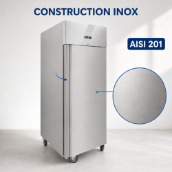 Armario Refrigerado Positivo 650 L Inox GN 2/1 Ventilado