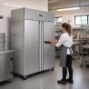 Armoire Negativa 1400 L Inox 2 Puertas GN 2/1 Ventilada