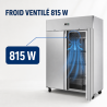 Armoire Negativa 1400 L Inox 2 Puertas GN 2/1 Ventilada