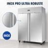 Armoire Negativa 1400 L Inox 2 Puertas GN 2/1 Ventilada