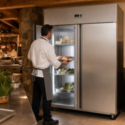 Armario Refrigerado Positivo 1400 L Inox GN 2/1 – 2 Puertas