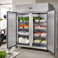 Armario Refrigerado Positivo 1400 L Inox GN 2/1 – 2 Puertas