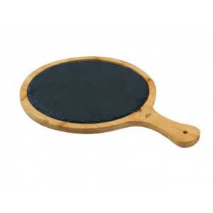 Tabla de Pizarra y Bambú 38,5x28