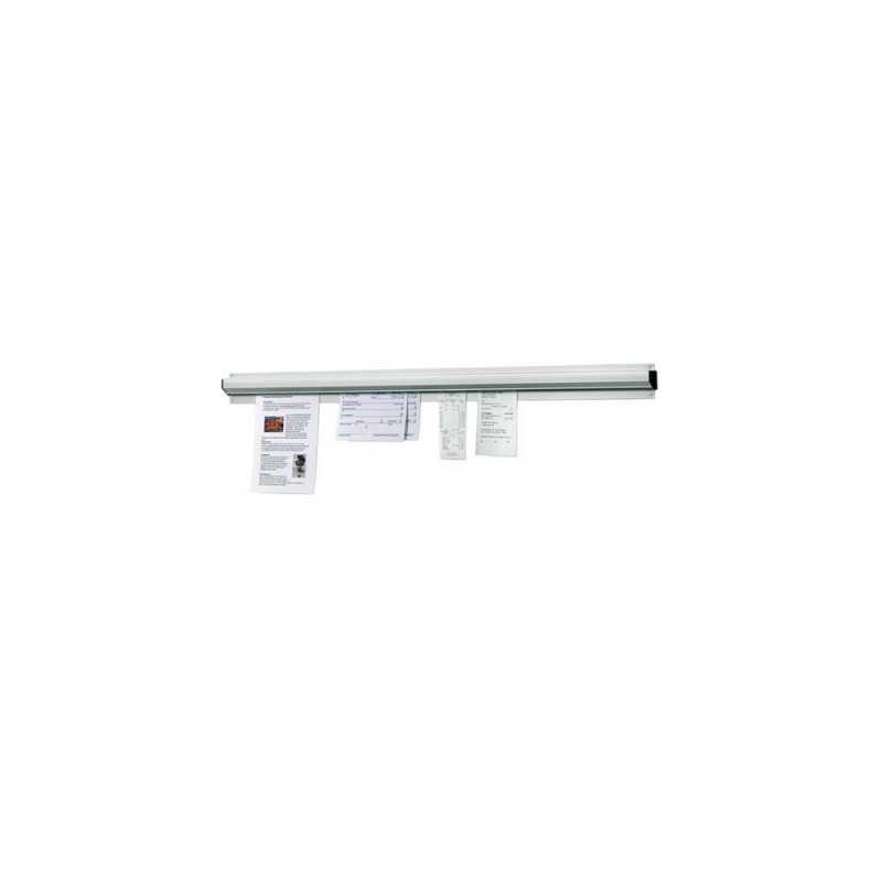 Pinza Porta-Fichas de Pared de Aluminio - 910 mm