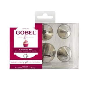 Caja de cristal con 6 boquillas Gobel