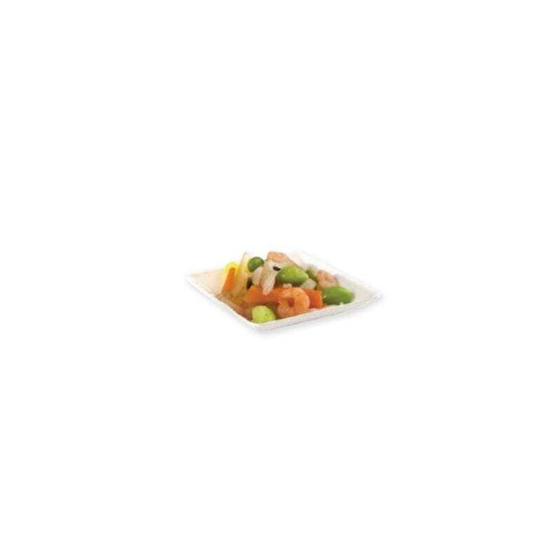 Verrine en Bagasse Carrée - Lot de 50