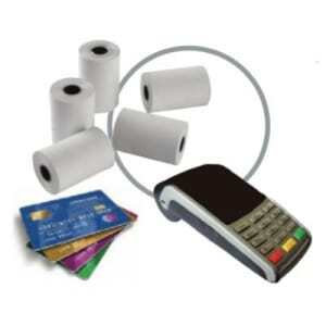 Thermal Paper Roll for POS Credit Cards - 57 x 46 mm - Pack of 5