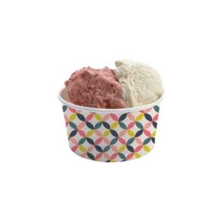 Tarro de helado y postre de 180 ml - Formato grande - Ecológico - Lote de 50