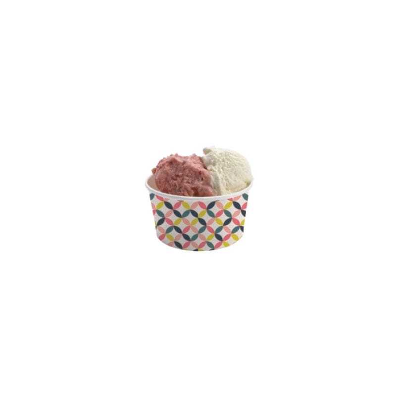 Ice Cream and Dessert Pot 90 ml - Small Size - Eco-friendly - Pack of 50