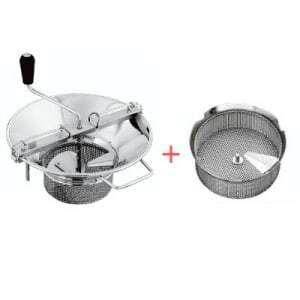Pack Stainless Steel Vegetable Mill No.5 - Grid Ø 1 mm Tellier