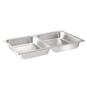 Bandeja GN 1/1 para Chafing Dish con 2 compartimentos Hendi