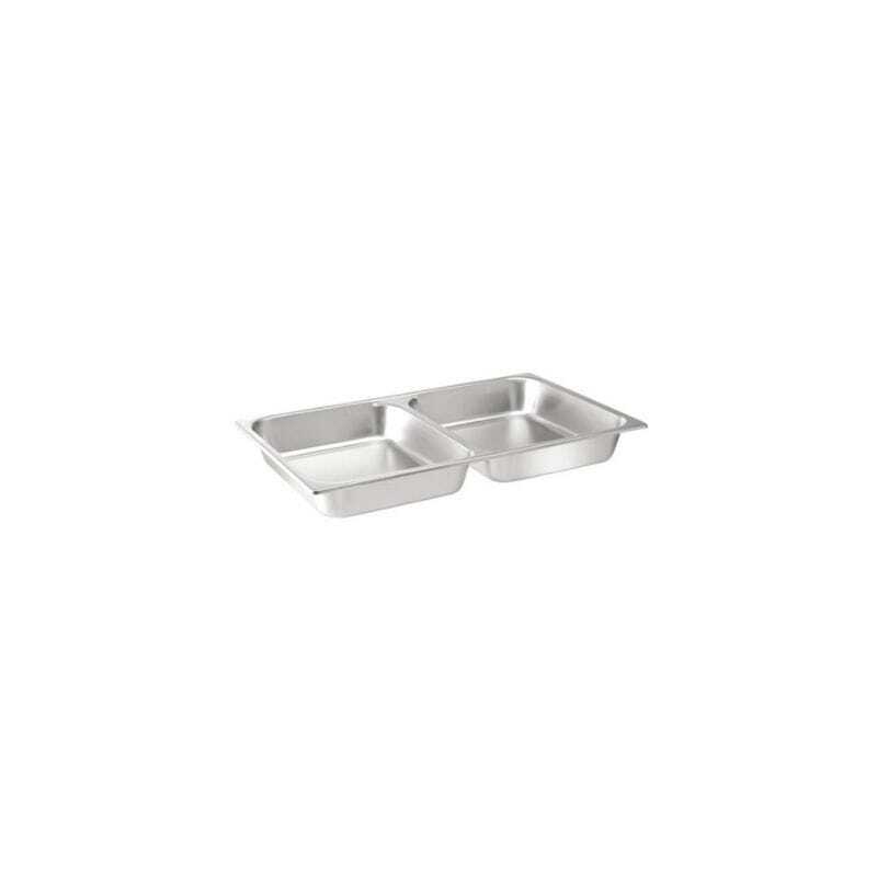 Bandeja GN 1/1 para Chafing Dish con 2 compartimentos Hendi