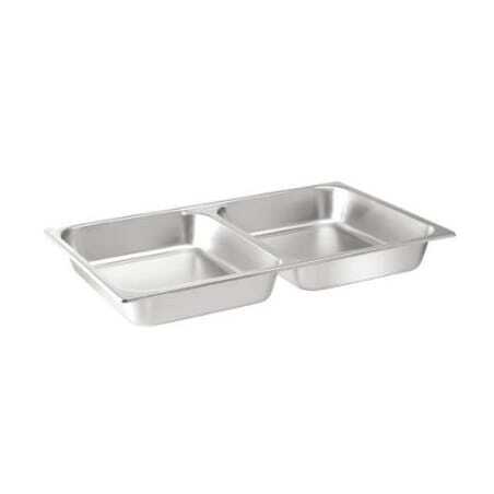 Bandeja GN 1/1 para Chafing Dish con 2 compartimentos Hendi