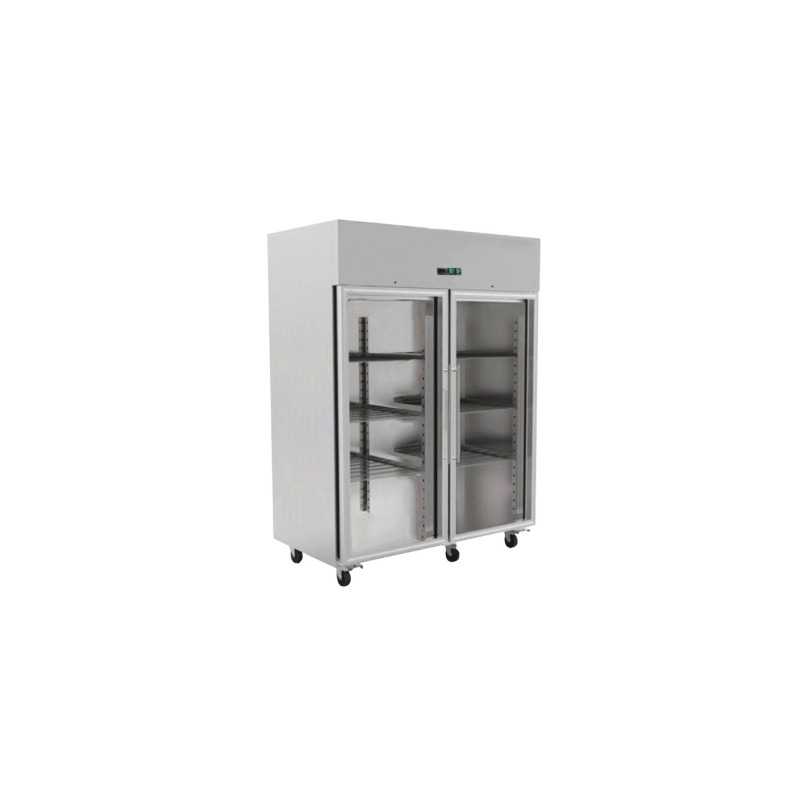 Armario Refrigerado Positivo 2 Puertas de Cristal GN2/1 - 1400 L