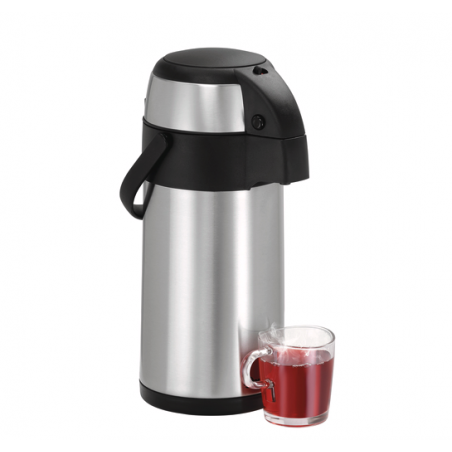 Thermos pot 3L with pump for catering