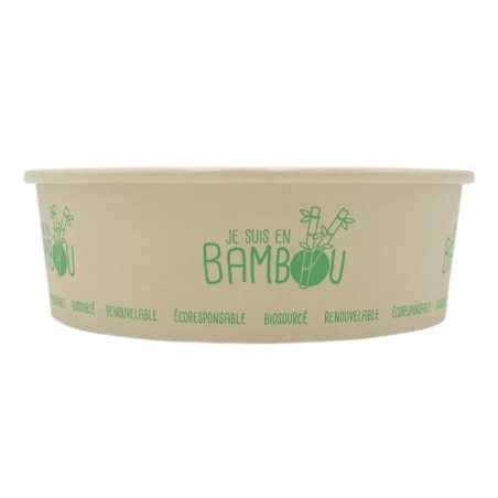 Ensaladera de Bambú - 750 ml - Lote de 50