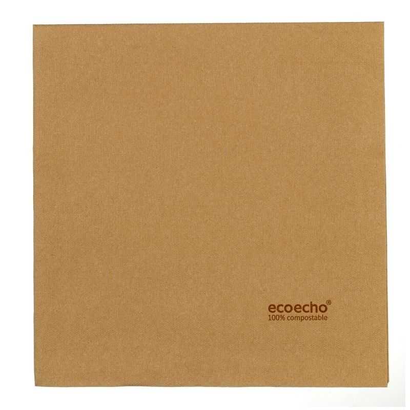 Servilleta Biodegradable de Papel - 400 x 400 mm - Lote de 60