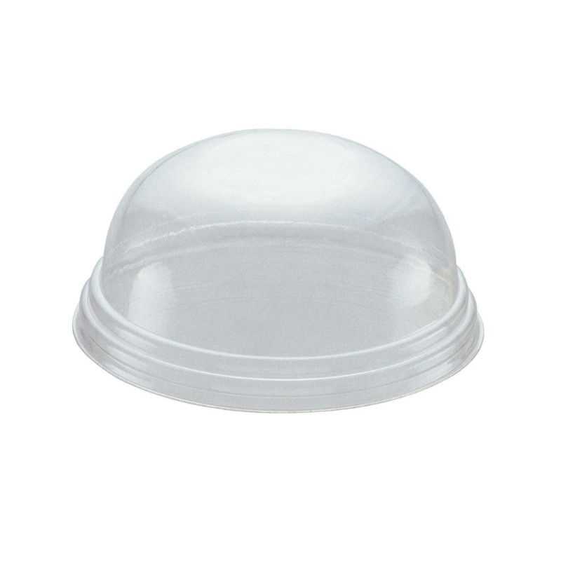 Dome lid without hole in RPET - Ø 81 - Pack of 100