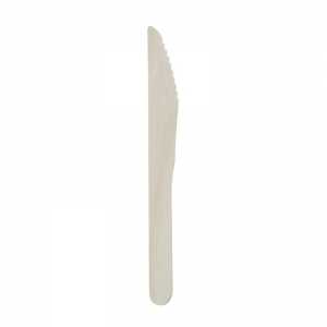 Cuchillo de madera de abedul - 160 mm - Lote de 100
