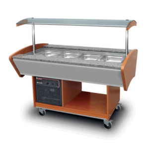 Buffet Refrigerado Central - 4 Cubetas GN 1/1- REACONDICIONADO