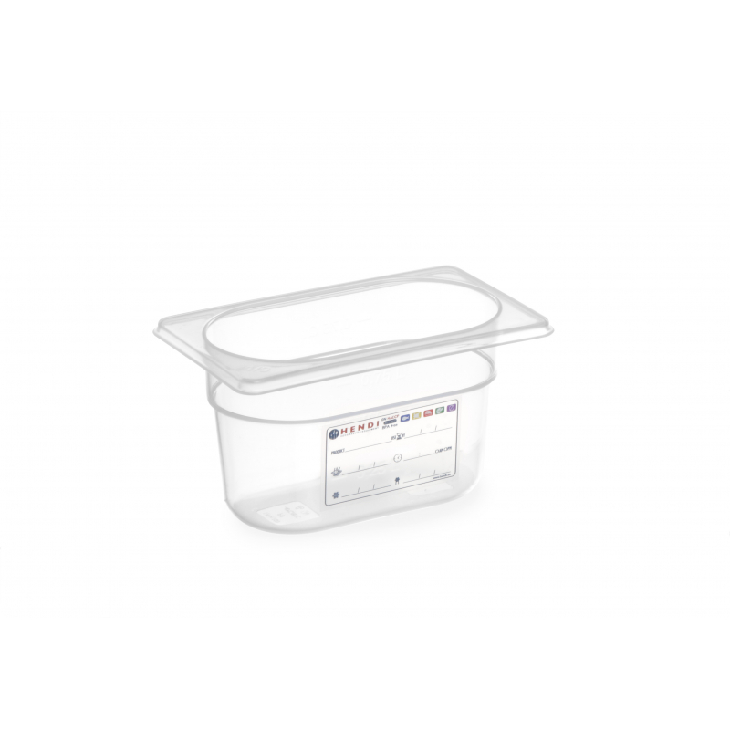 Caja de almacenamiento Gastronorm GN 1/9 - 1 L - H 100 mm