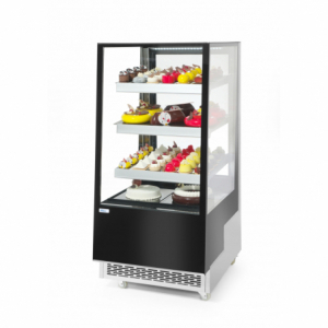 Vitrina refrigerada con 3 estantes inclinados - 300 L