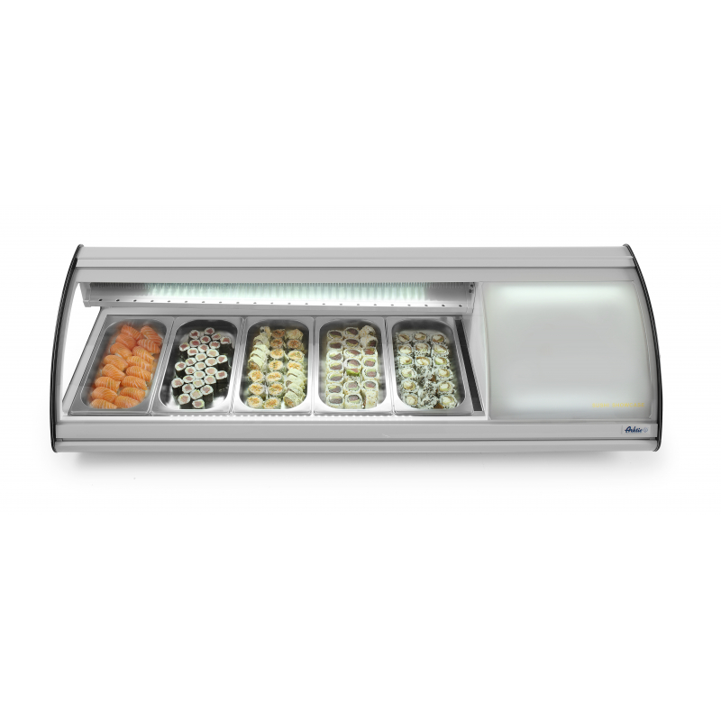 Vitrine à Sushis - 5 x GN 1/3 - 63 L