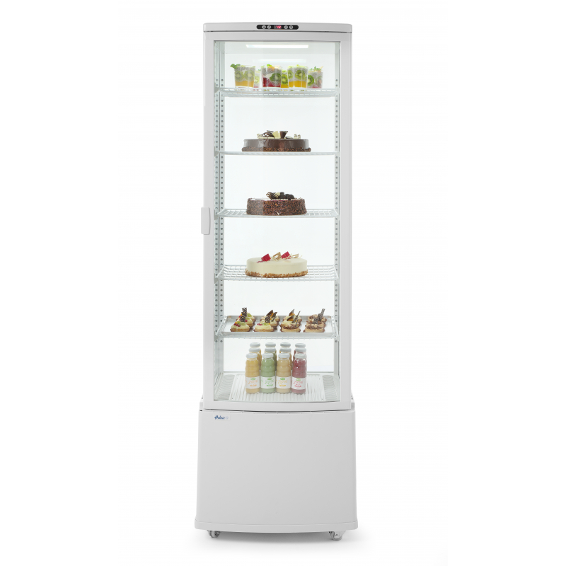 Vitrina refrigerada para pasteles negra - 280 L