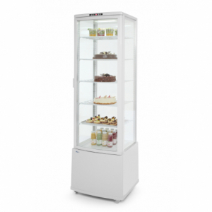 Vitrina refrigerada para pasteles negra - 280 L