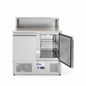 Mostrador de preparación refrigerado para pizzas o ensaladas - 300 L