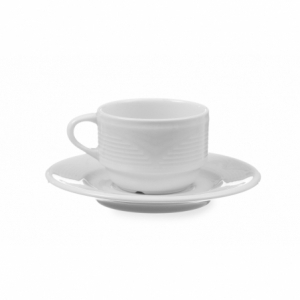 Platillo para Taza de Porcelana Saturno - 63 mm de Diámetro