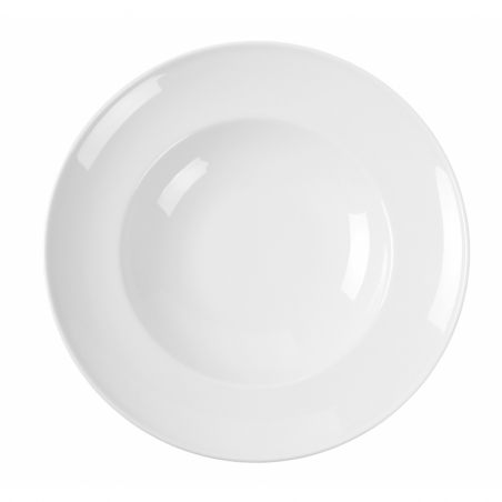 Assiette spéciale Pâtes en Porcelaine - 260 mm de Diamètre