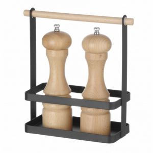 Black Table Cutlery Holder - 170 x 130 mm