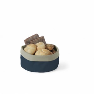 Bolsa de pan redonda azul oscuro - 150 de diámetro