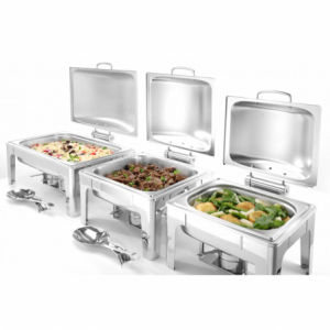 Chafing dish GN 1/1 acabado satinado - Marca HENDI - Fourniresto