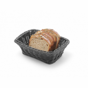 Cesto de pan negro - 190 x 130 mm