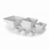 White Square Bowl - 190 x 190 mm - HENDI