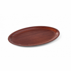 Plato de madera ovalado - 200 x 265 mm - Marca HENDI - Fourniresto