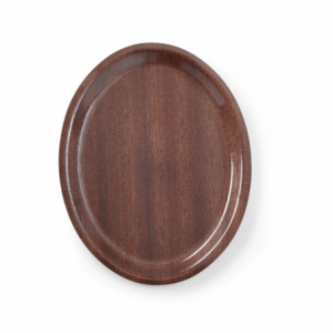 Plato de madera ovalado - 290 x 210 mm - Marca HENDI - Fourniresto