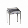 Barbacoa de gas profesional Green Fire con 2 quemadores - Marca HENDI