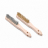 Set de brosses avec brins en laiton et en inox - 2 pièces - Marque HENDI - Fourniresto