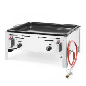 Barbacoa de gas profesional para colocar Bake-Master Maxi - Marca HENDI