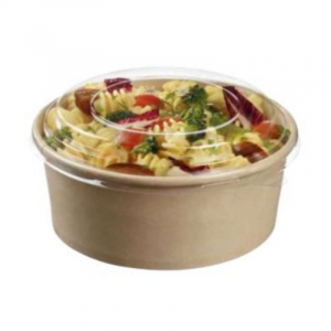 Cuenco de ensalada de bambú con tapa - 750 ml - ø 155 mm - Lote de 25