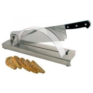 Corta-Pan con Base de Acero Inoxidable - Hoja Recta 35 cm - FourniResto