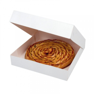 Caja Pastelera de Cartón Blanco - 29 x 29 cm - Lote de 50 - FourniResto