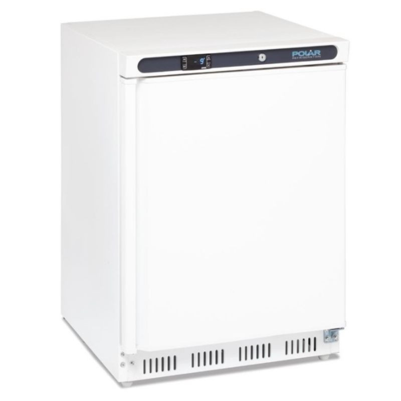 Armario refrigerado negativo de mostrador blanco - 140 L